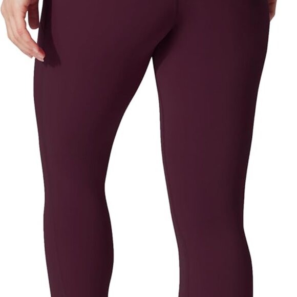 Cinnamon Cherry high waist squat proof ankle leggings with pockets for women - Picture 4 of 6